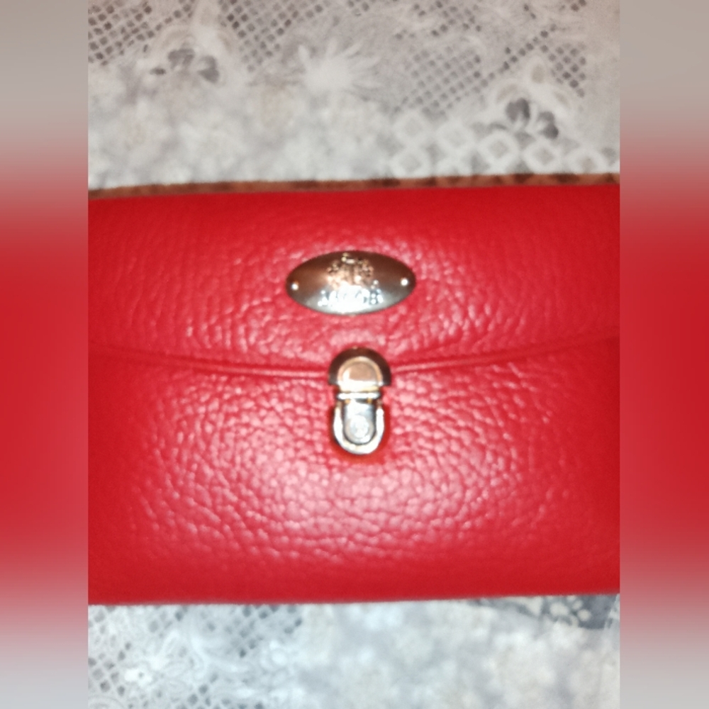 Red Leather Wallet